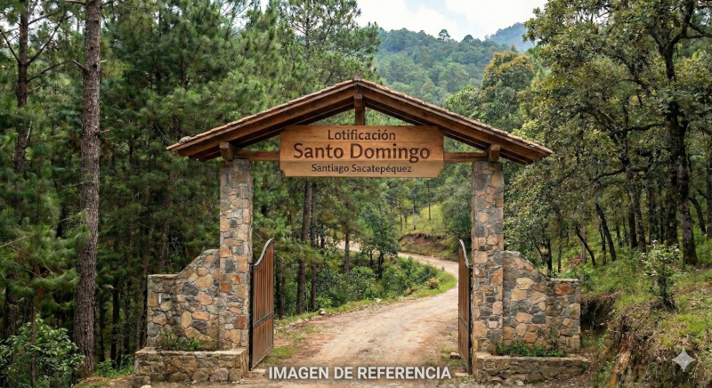 Entrada a Lotificación Santo Domingo